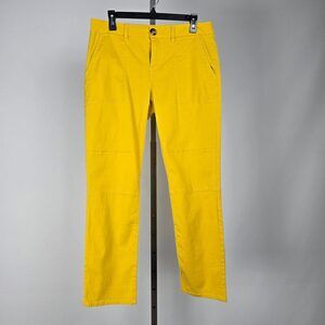 Cabi Yellow Straight Leg Pants Size 8